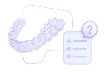 Planejamento digital com alinhadores transparentes